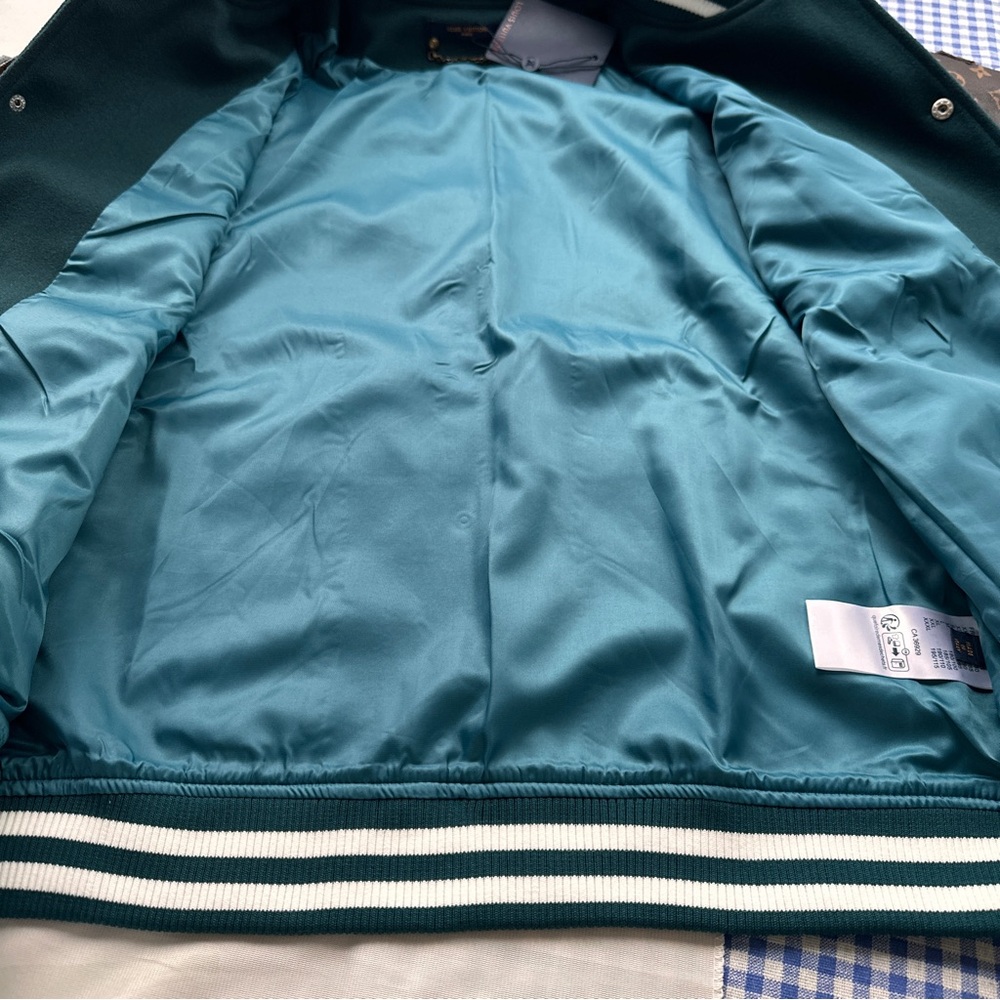 Louis Vuitton Monogram Patchwork Baseball Jacket,… - image 6